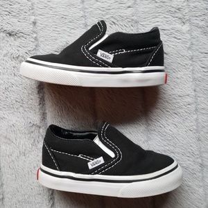 EUC- Toddler Vans slip ons - Sz 5